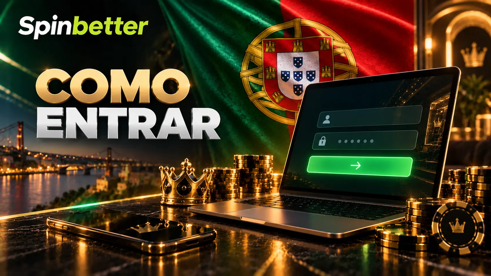 Formulário de entrada na conta